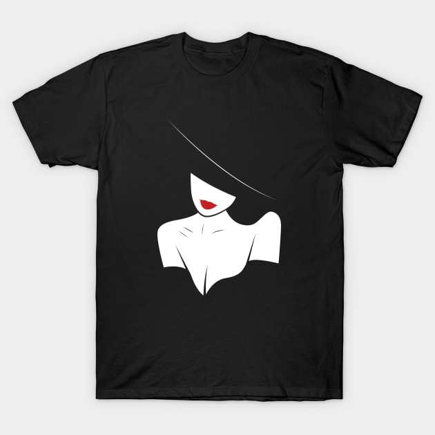 BW Girl T-Shirt by Woah_Jonny